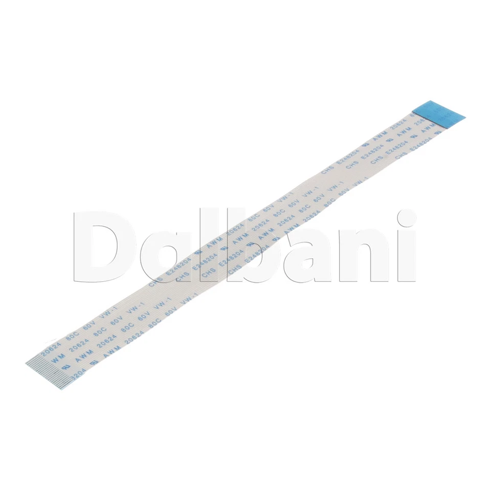 Cable Flexible Blanco FFC Cinta Flexible Plana 0.5 Paso 24 Pin 152 mm Tipo D Foto 2 de 2