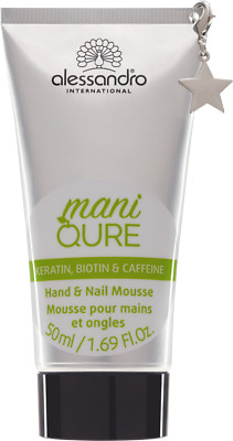 Alessandro ManiQURE Hand und Nagelmousse mit Sternanhänger 50ml neu