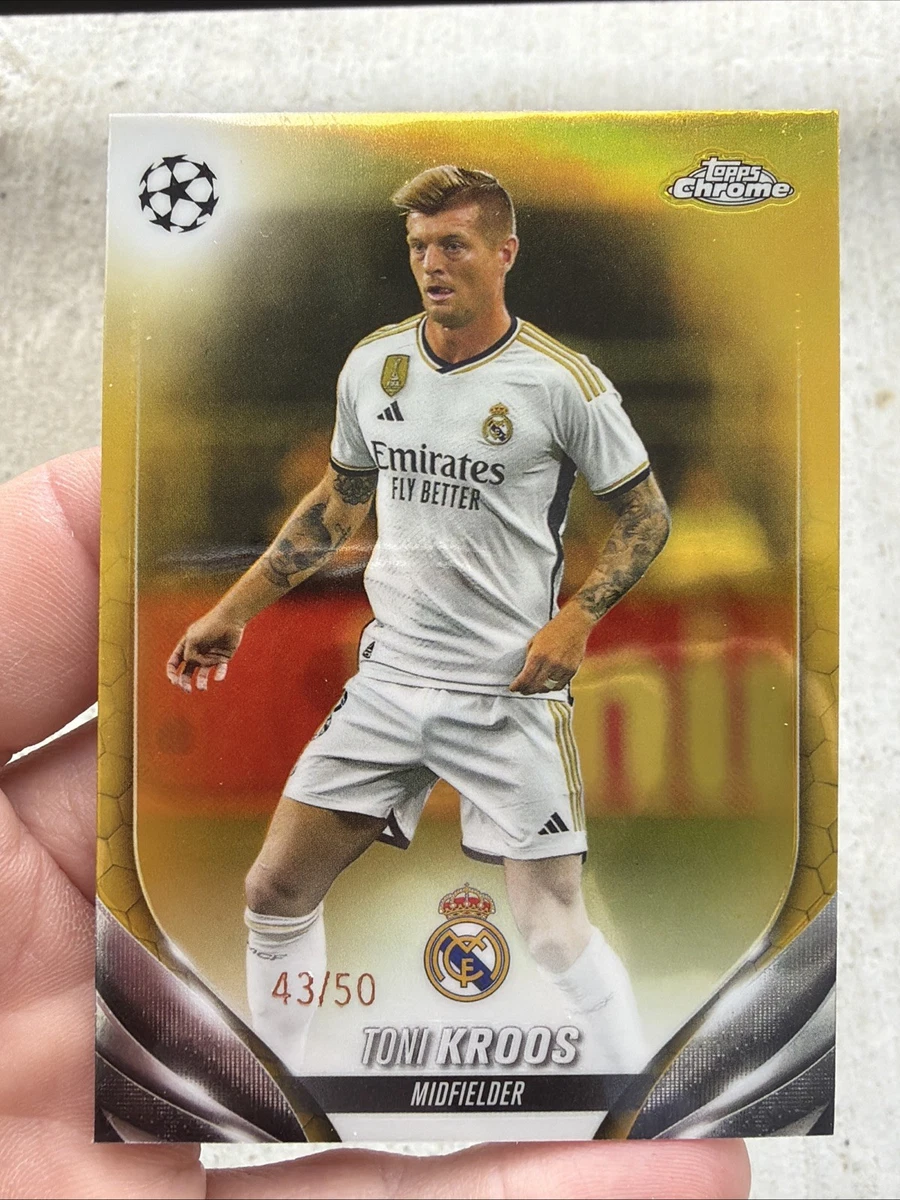 Photo Dédicacée Toni Kroos 20x25cm Real Madrid Topps Avec Certificat COA