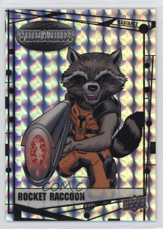 2015 Upper Deck Marvel Vibranium Radiance Vibranium 43/50 Rocket Raccoon #9 i1f