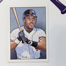 Topps 1990 Bowman Art Card Sweepstakes Kevin Mitchell Two Star Back