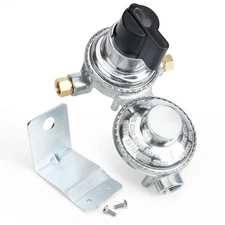 Onlyfire Propane 2 Stage Auto Changeover Regulator, LP Gas Regulator RV Campe...