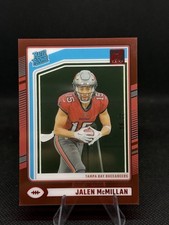 2024 Panini Clearly Donruss - Rated Rookie Jalen McMillan #79 Red /99 (RC)
