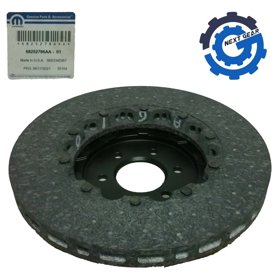 Новый оригинальный производитель Mopar задний дисковый тормоз ротор для 2015-2017 Dodge Viper 68252786AA 8,4 л - Изображение 2 из 4