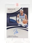 JADEN MCDANIELS 2024-25 IMMACULATE COLLECTION PATCH AUTOGRAPH BLUE /25 SSP Q6846