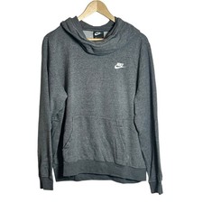 Nike Sportswear Club Fleece Funnel-Neck Hoodie Women's Size Large Activewear Gym