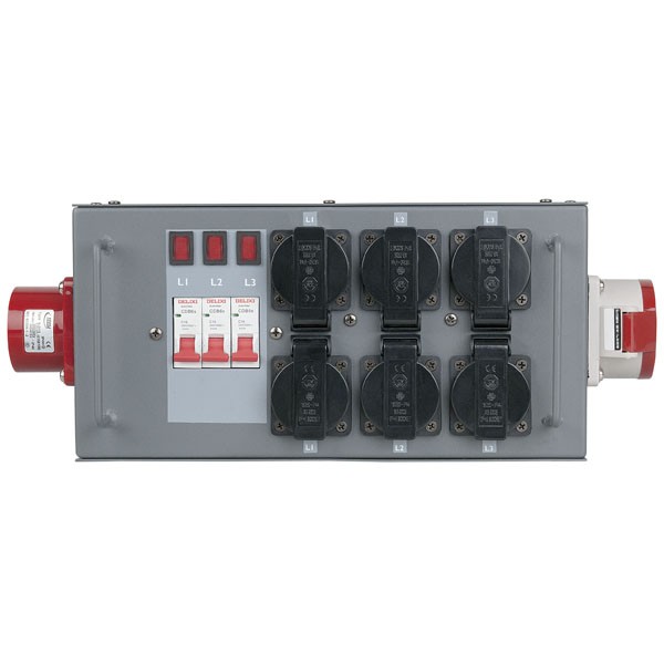 Showtec Split-Power 16 CEE 16 Split mit Sicherungen - Image 2