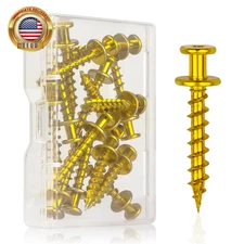 15 Pcs 100Lb Picture Hangers Double Headed Screws Picture Hanging Kit Hooks Self