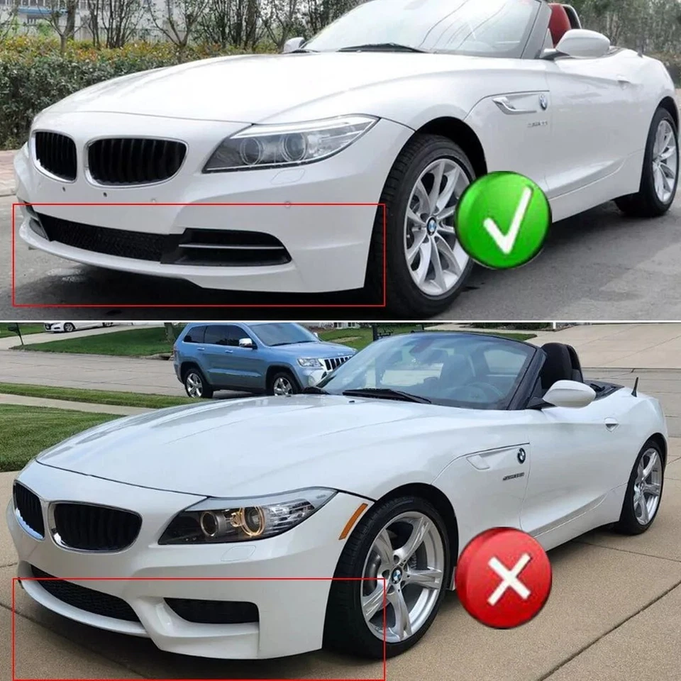 Real Carbon Fiber Front Bumper Splitter Spoiler BodyKit For BMW Z4 E89 2011-2012 - Image 2 of 4