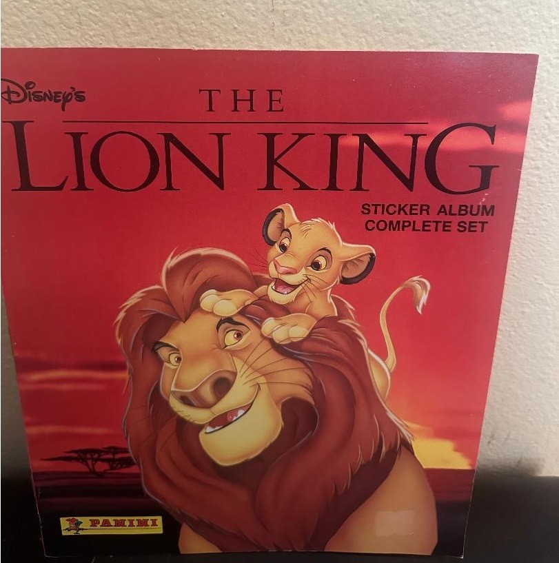 LION KING PANINI 1994 STICKER SET (232) WITH ALBUM | eBay