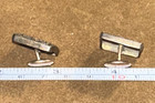H Monogram ENGRAVED Initial Letter Old English Font Vintage Cuff Links Hampton — photo 6
