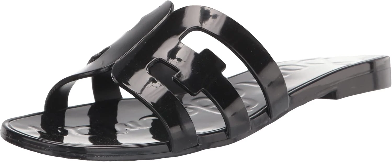 Sam Edelman Bay Jelly Women's Black Sandals NW/OB 6M