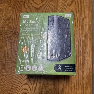 WD Western Digital My Book Essential 2 TB USB 2.0 Desktop External Hard Drive