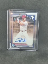 2024 Bowman Draft -Chrome Prospect AutographJohn Spikerman #CPA-JSP (AU, RC) L11