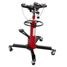 Transmission Jack, 1/2 T/1100 LBS Hydraulic Red 1100 lb single plunger