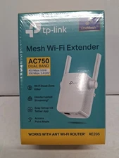 TP-LINK AC750 Wi-Fi Range Extender - White