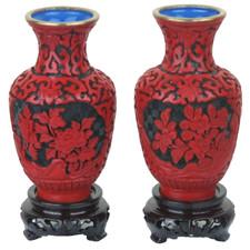 中国　骨董　紅木芝木精品　花瓶　梅　鳥 木制黑色中国古董花瓶| eBay