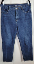 Old Navy Womens Sky-Hi Straight Jeans Size 14 Extra High-Rise Button Fly