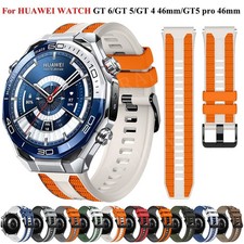 22mm Silicone Band Strap for Huawei Watch Ultimate 2 GT6 5/6 5 Pro GT4 3 2 46mm