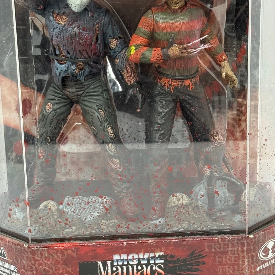 电影疯子 Friday the 13th Freddy Krueger Jason Voorhees 可动人偶套装 — 第 3/4 张图片