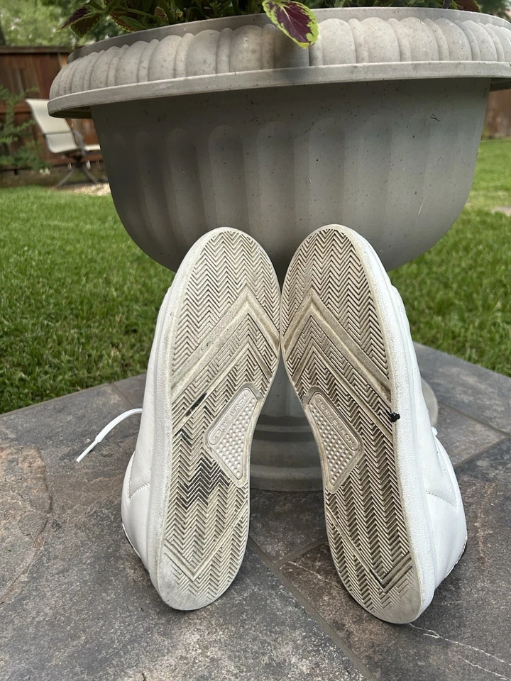 Zapatillas de corte Howell para mujer Tory Burch blancas y negras talla 8,5 Foto 3 de 4