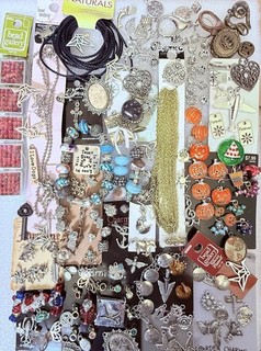 Large Beading And Charm Lot