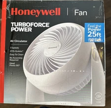 Honeywell HT-904 TurboForce Tabletop Air Circulator Fan, White