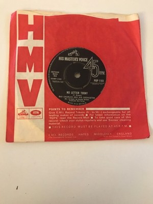 RAY CHARLES ~ Take These Chains From My Heart ~ His Master's Voice  POP 1161