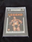 RON SIMMONS WWE WWF AUTHENTIC HAND SIGNED AUTOGRAPHED CARD BECKETT