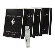  Ralph's Club By Ralph Lauren Eau De Toilette Spray 0.04oz./1.2mL LOT OF 4 VIALS