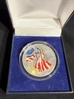 1999 American Silver Eagle Colorized 1 oz .999 Fine Silver Dollar w/ Case