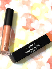Brillo de labios MAC 313 PRRR claro escarchado rosa melocotón semi opaco *NUEVO EN CAJA