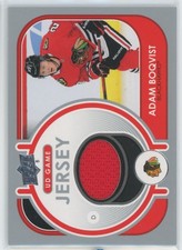 2021-22 UD Series 1 Adam Boqvist GJ-AB UD Game Jersey