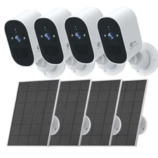 XVIM Solar Powered Wireless Security Camera 1080P Waterproof Wifi Camera System