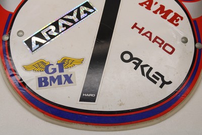 OLD SCHOOL BMX HARO RACE PLATE NUMBER PLATE STOCK 201