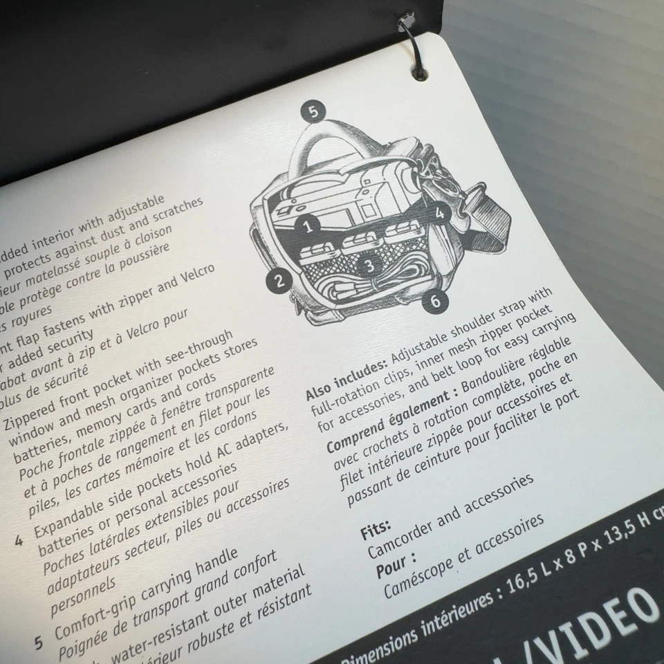 Bolsa de video digital Lowepro nueva con etiquetas ideal para Canon, Sony, etc. - EDICIÓN 110 Foto 4 de 4