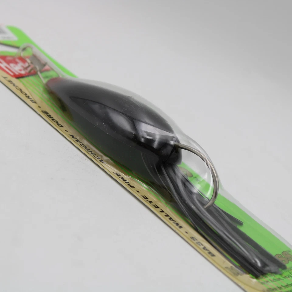 Señuelo de pesca Heddon Moss Boss X0515BS sábalo negro nuevo de Lote Antiguo 3 pulgadas Foto 2 de 4