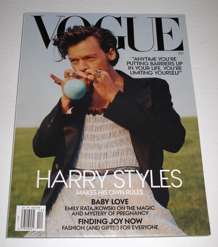 Harry Styles "VOGUE" Magazine DECEMBER 2020 USA Edition NEW Last 1 Left RARE