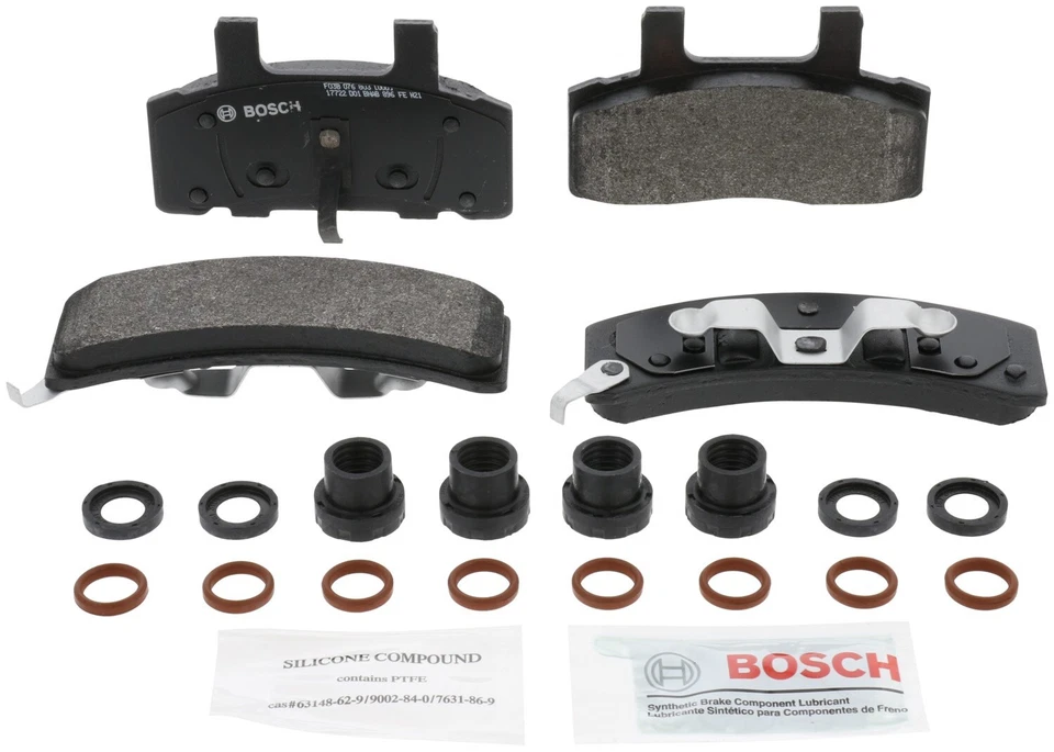 Pastillas de freno delanteras Bosch QuietCast semimetálicas para Chevrolet K1500 1988-1992 Foto 2 de 4