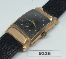 PROJECT TO FIX BULOVA ARABIC DIAL GOLD PLATE MIDSIZE 17j MANUAL WIND WATCH 9336