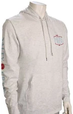 Salty Crew Skip Jack Tech Pullover Hoody - Vintage White - New