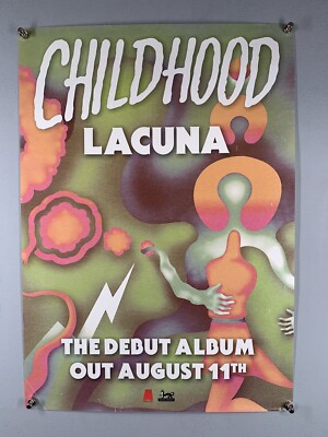 Childhood Poster Original Marathon House Anxiety Record Store Promo Lacuna 2014