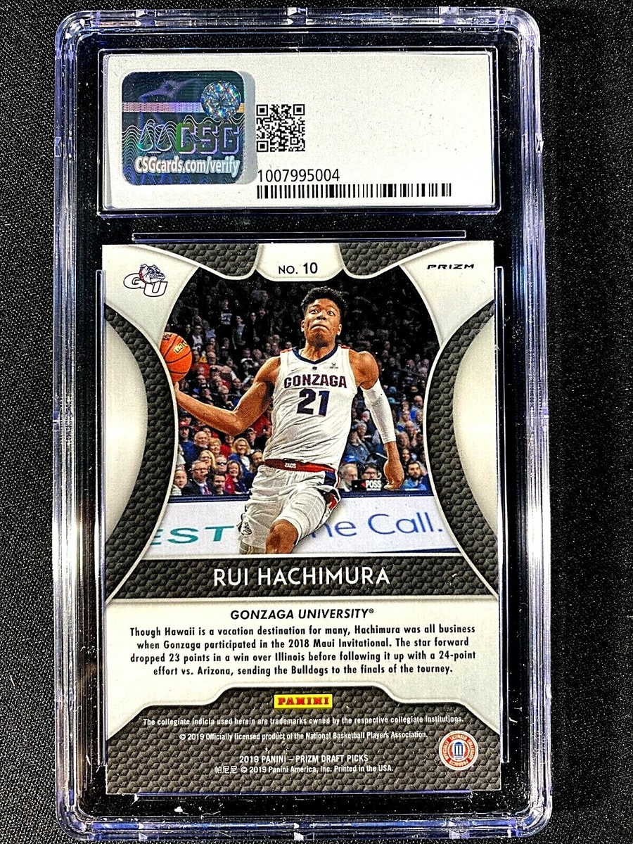2019 Prizm PINK PULSAR REFRACTOR Wizards RUI HACHIMURA Rookie CSG