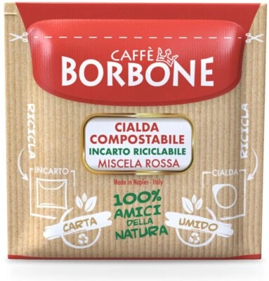 CAFFÈ BORBONE CAFFE' BORBONE 450 Cialde ESE miscela ROSSA -3 confezioni da 150 cialde-