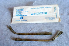 univis vintage eyeglass temples nos windborne grey green 140mm