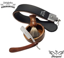 Father's Gift Set VINTAGE BARBER SALON STRAIGHT CUT THROAT SHAVING RAZOR