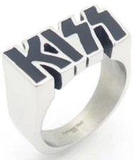 KISS Logo Ring Stainless Steel
