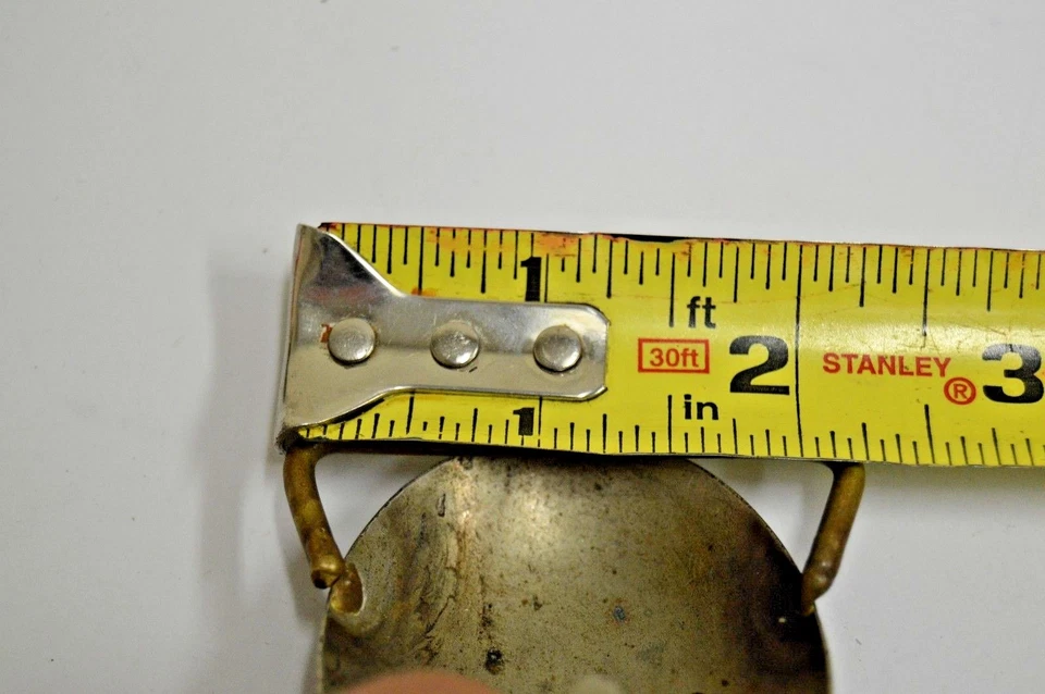 Vintage Small Women's Custom Handmade Metal BOHO Hippie Belt Buckle Rare - Image 4 of 4