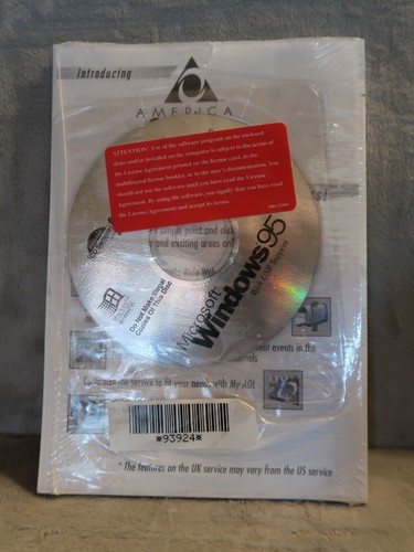 NEW Sealed Microsoft Windows 95 Install CD-ROM w/COA, Product Key & User Guide - Picture 2 of 2
