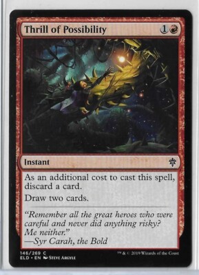 mtg cards like thrill of possibility Magic The Gathering - Core Set 2021 - Draw two cards. MTG Thrill of Possibility Throne